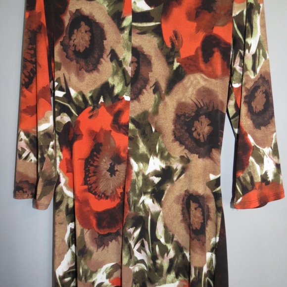 LEONA - BY LEONA EDMINSTON - faux wrap style dress - size 14 - Picture 7 of 7